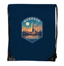 Load image into Gallery viewer, Bangkok Thailand B Souvenir Cinch Bag with Drawstring Backpack
