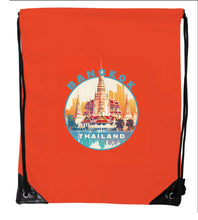 Load image into Gallery viewer, Bangkok Thailand C Souvenir Cinch Bag with Drawstring Backpack
