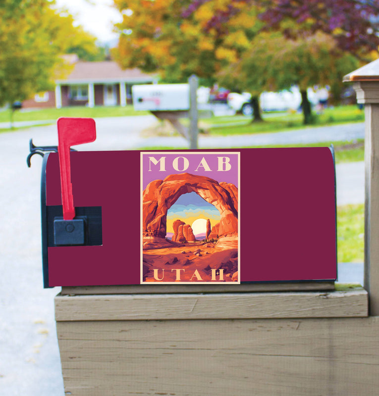 Moab Utah Design A Souvenir Magnetic Mailbox Cover