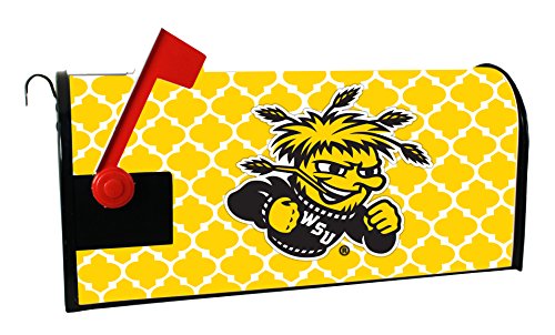 Wichita State Shockers NCAA Officially Licensed Mailbox Cover Moroccan Design