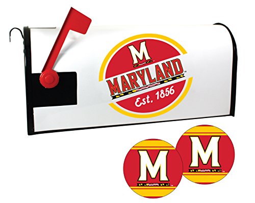 Maryland Terrapins NCAA Officially Licensed Mailbox Cover & Sticker Set