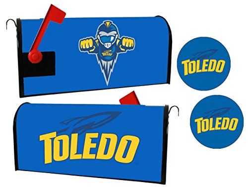 Toledo Rockets NCAA Officially Licensed Mailbox Cover & Sticker Set