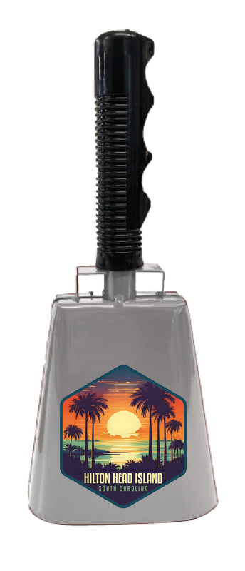 Hilton Head Island Design B Souvenir Destination Cowbell