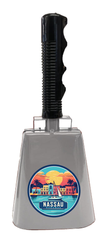 Nassau the Bahamas Design A Souvenir Destination Cowbell