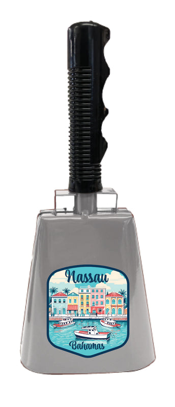 Nassau the Bahamas Design C Souvenir Destination Cowbell
