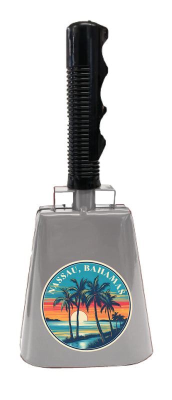 Nassau the Bahamas Design D Souvenir Destination Cowbell