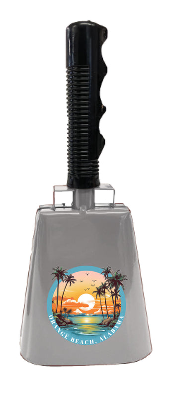 Orange Beach Alabama Design B Souvenir Destination Cowbell
