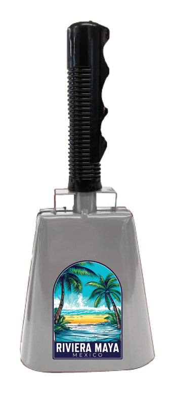 Riviera Maya Mexico Design B Souvenir Destination Cowbell