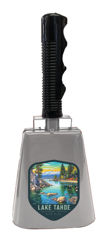Lake Tahoe California Design B Souvenir Destination Cowbell