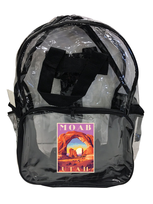 Moab Utah Design A Souvenir Clear View Backpack