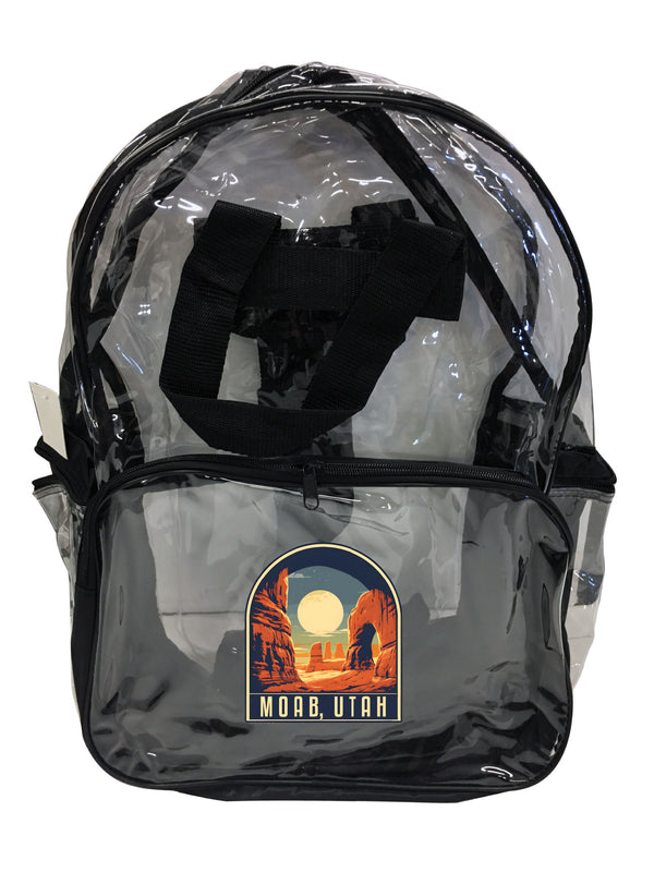 Moab Utah Design B Souvenir Clear View Backpack