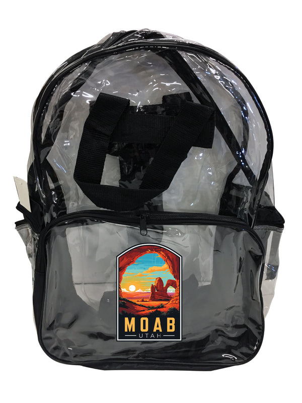 Moab Utah Design C Souvenir Clear View Backpack