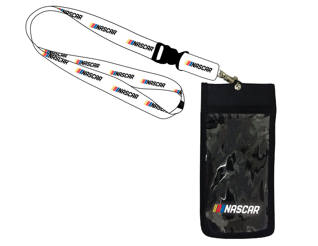 Nascar Deluxe Credential Holder w/Lanyard New for 2020