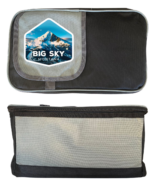 Big Sky Montana Mountain Design Souvenir Cooler 9 pack