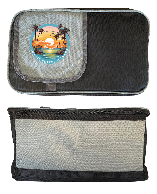 Orange Beach Alabama Design B Souvenir Cooler 9 pack