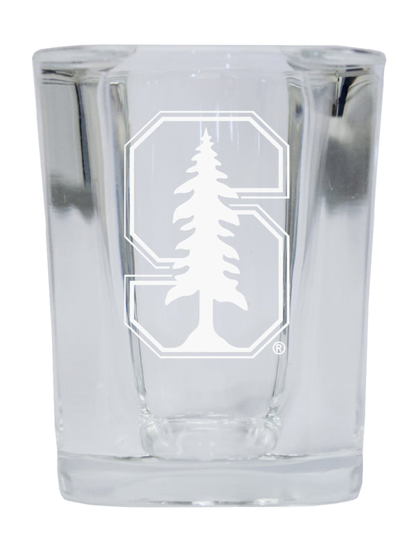 Stanford University NCAA Collector's Edition 2oz Square Shot Glass - Laser Etched Logo