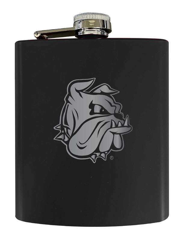 Minnesota Duluth Bulldogs Stainless Steel Etched Flask 7 oz - Officially Licensed, Choose Your Color, Matte Finish