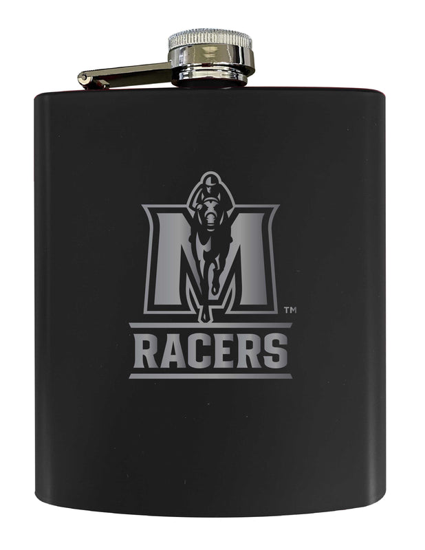 Murray State University Stainless Steel Etched Flask 7 oz - Officially Licensed, Choose Your Color, Matte Finish