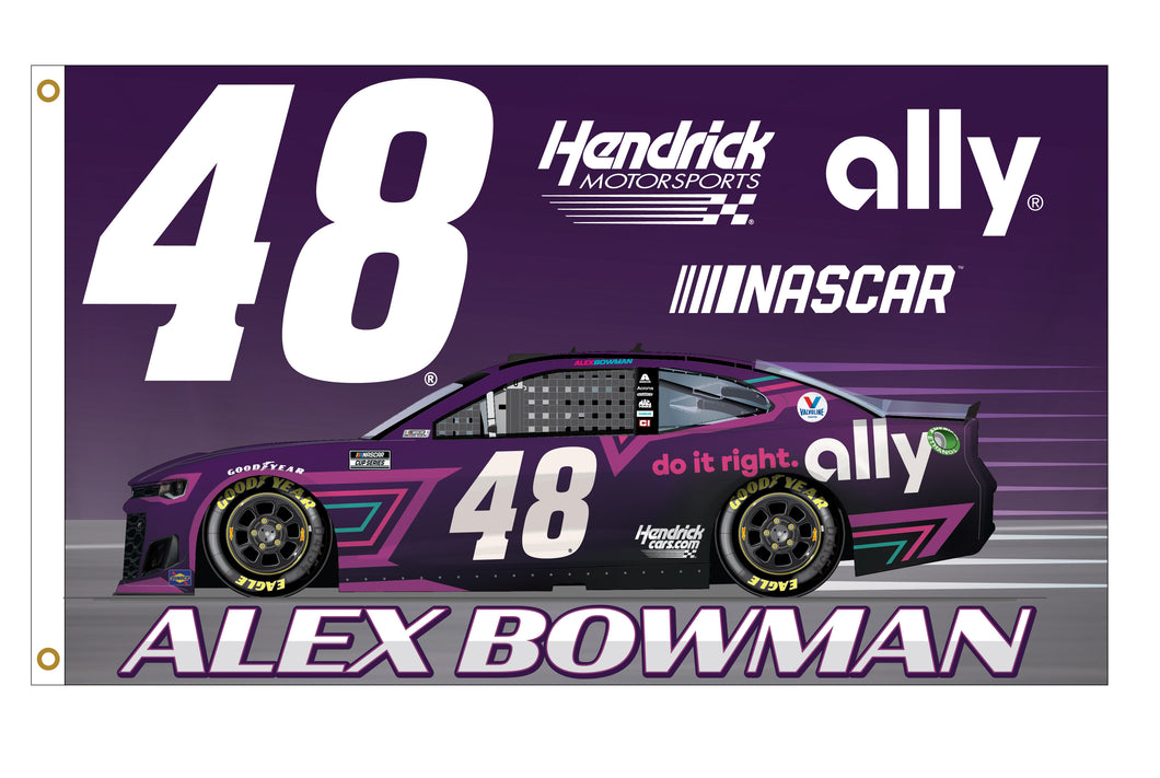 Alex Bowman #48 NASCAR Cup Series 3x5 Flag New for 2021