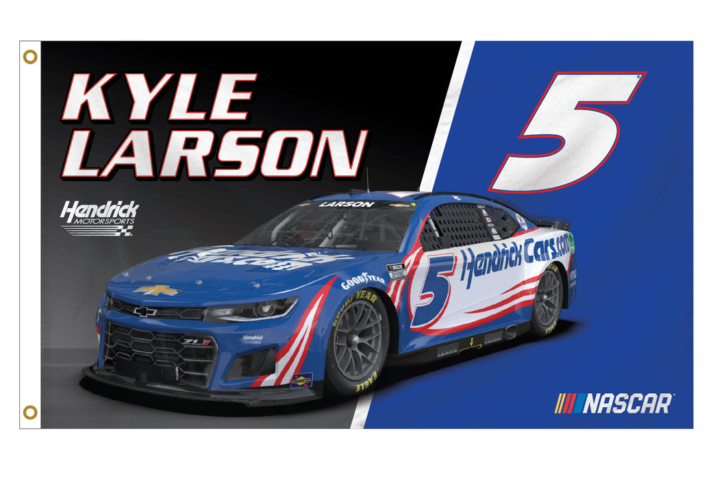 Kyle Larson #5 Nascar 3' x 5' Car Flag New for 2022