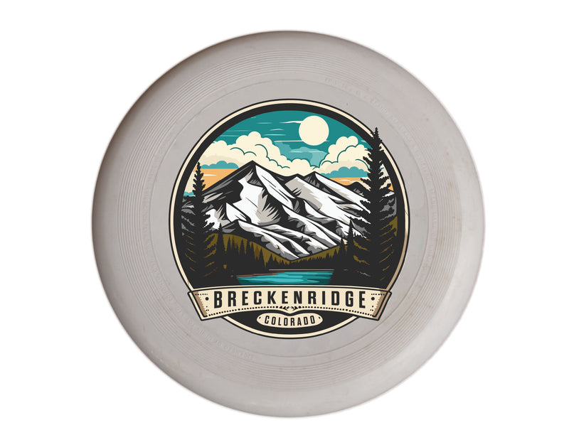 Breckenridge Colorado Design A Souvenir Frisbee Flying Disc