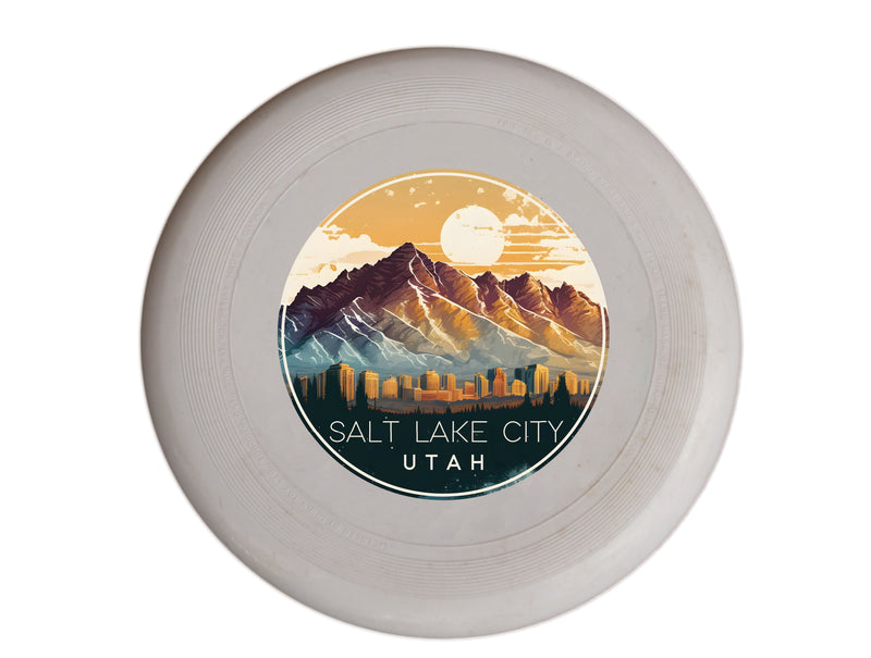 Salt Lake City Utah Design B Souvenir Frisbee Flying Disc