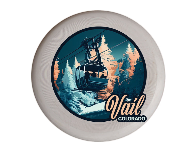 Vail Colorado Design C Souvenir Frisbee Flying Disc