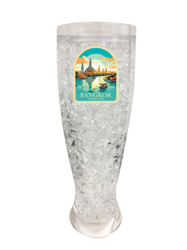 Bangkok Thailand A Souvenir 16oz Broken Glass Frosty Mug