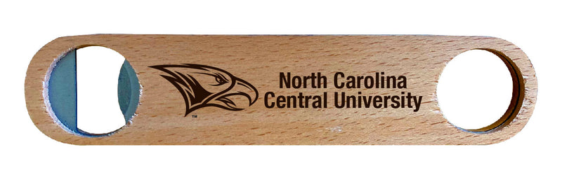 North Carolina Central Eagles NCAA Elegant Laser-Etched Wooden Bottle Opener - Collegiate Bar Accessory