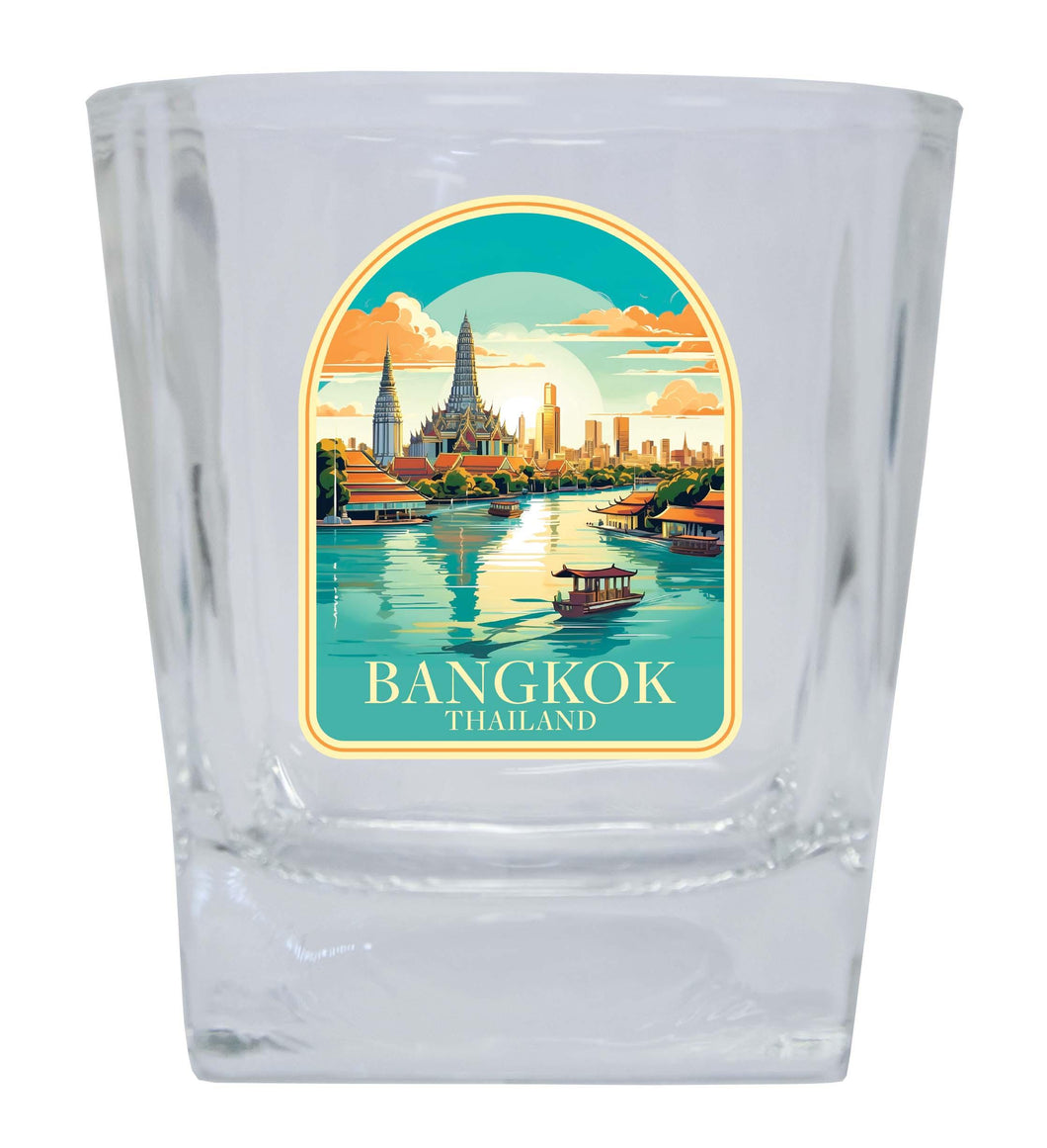 Bangkok Thailand A Souvenir 8oz Whiskey Glass