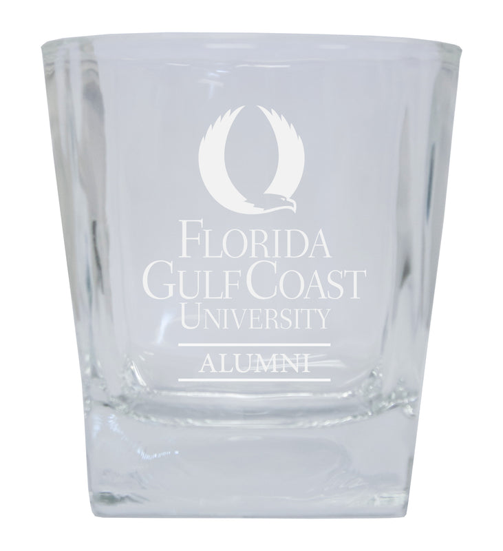 Florida Gulf Coast Eagles 2-Pack Alumni Elegance 10oz Etched Glass Tumbler