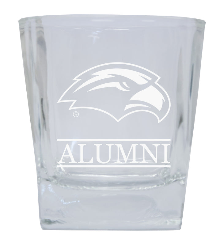 Southern Mississippi Golden Eagles 2-Pack Alumni Elegance 10oz Etched Glass Tumbler