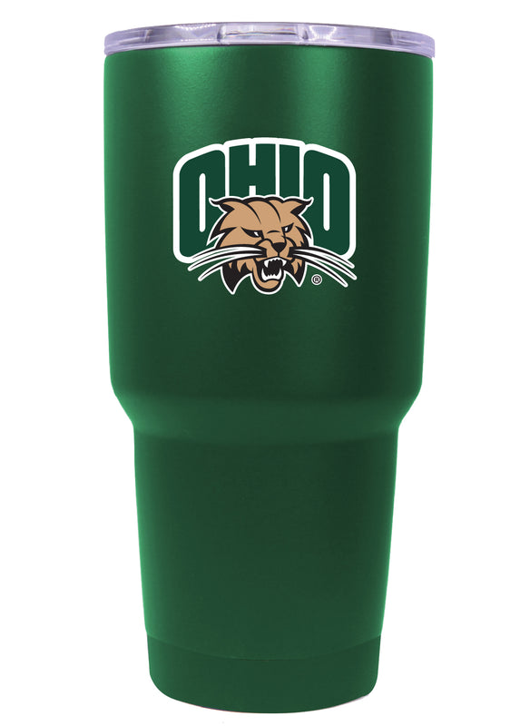 Ohio University Mascot Logo Tumbler - 24oz Color-Choice Insulated Stainless Steel Mug