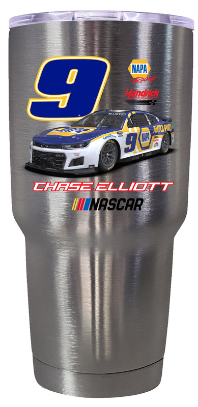 #9 Chase Elliott 24oz Stainless Steel Tumbler Car Design
