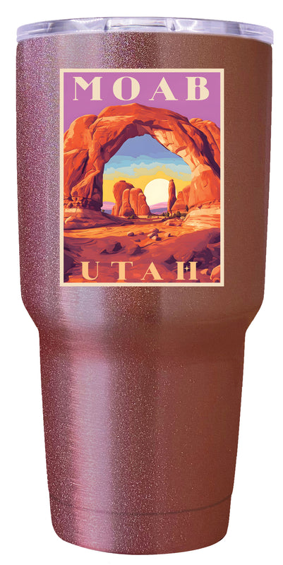 Moab Utah Souvenir 24 oz Insulated Stainless Steel Tumbler