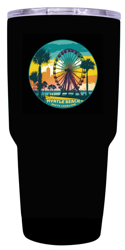 Myrtle Beach South Carolina Souvenir 24 oz Insulated Stainless Steel Tumbler