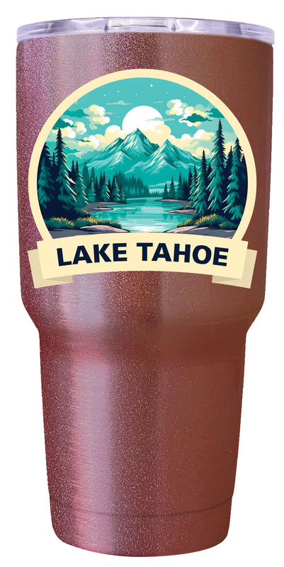 Lake Tahoe California Souvenir 24 oz Insulated Stainless Steel Tumbler