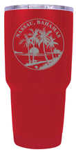 Load image into Gallery viewer, Nassau the Bahamas Souvenir 24 oz Engraved Insulated Stainless Steel Tumbler
