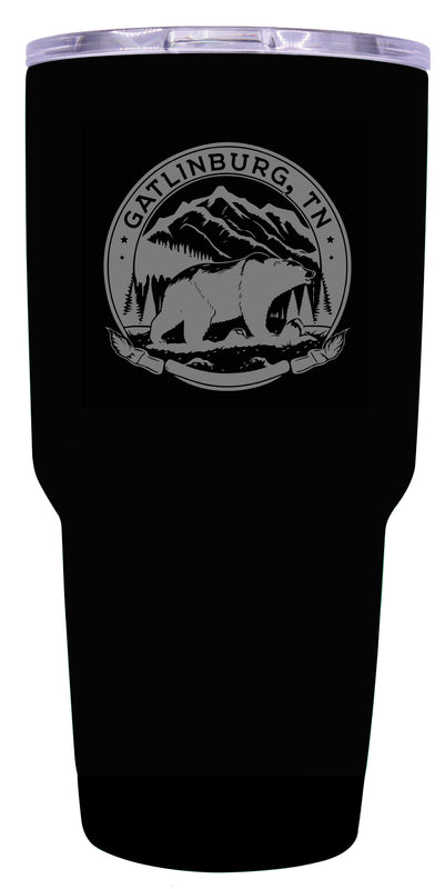 Gatlinburg Tennessee Laser Etched Souvenir 24 oz Insulated Stainless Steel Tumbler