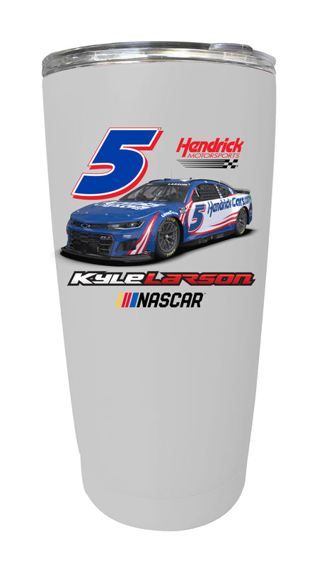 #5 Kyle Larson Officially Licensed 16oz Stainless Steel Tumbler Car Design Stainless Steel