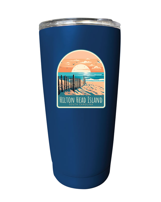 Hilton Head Island Souvenir 16 oz Stainless Steel Insulated Tumbler