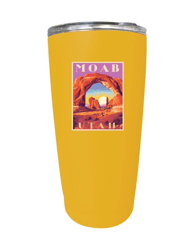 Moab Utah Souvenir 16 oz Stainless Steel Insulated Tumbler