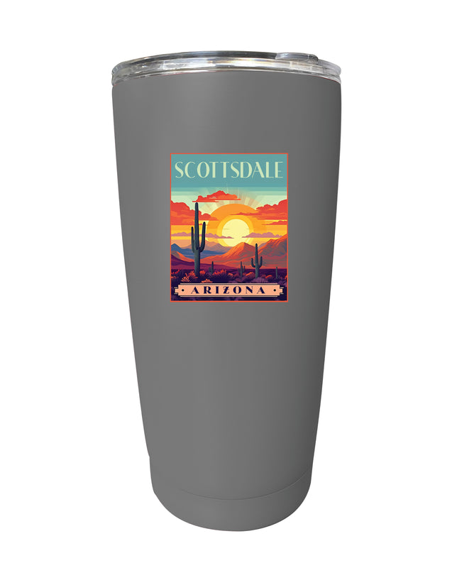 Scottsdale Arizona Souvenir 16 oz Stainless Steel Insulated Tumbler