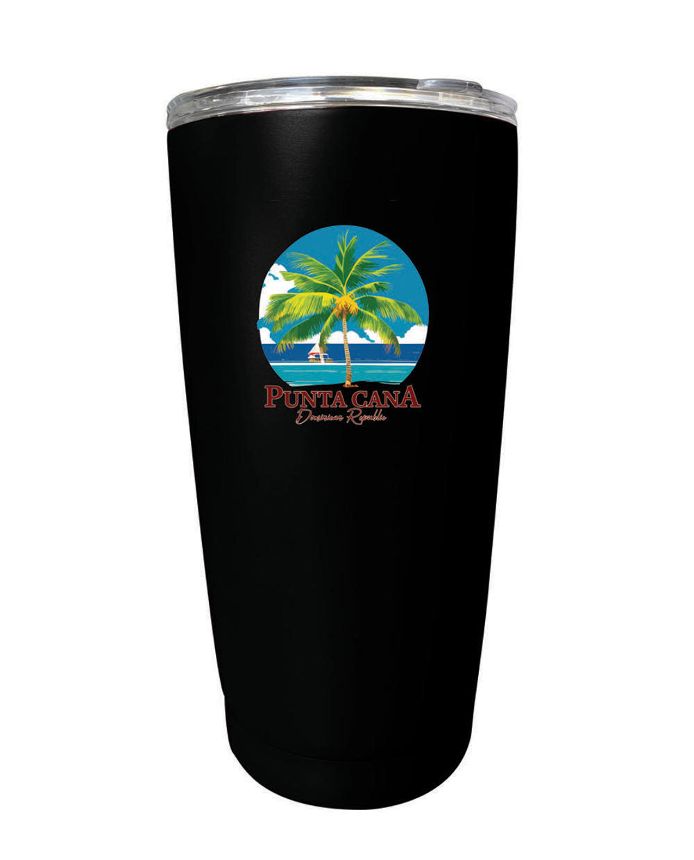 Punta Cana Dominican Republic Souvenir 16 oz Stainless Steel Insulated Tumbler