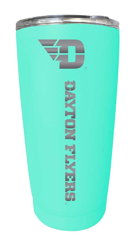Dayton Flyers NCAA Laser-Engraved Tumbler - 16oz Stainless Steel Insulated Mug Choose Your Color