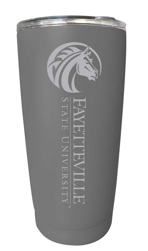Fayetteville State University NCAA Laser-Engraved Tumbler - 16oz Stainless Steel Insulated Mug