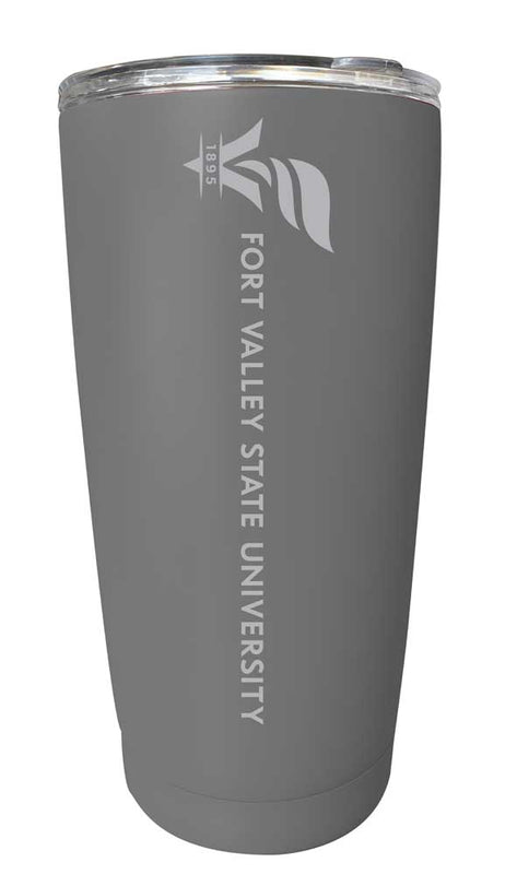 Fort Valley State University NCAA Laser-Engraved Tumbler - 16oz Stainless Steel Insulated Mug