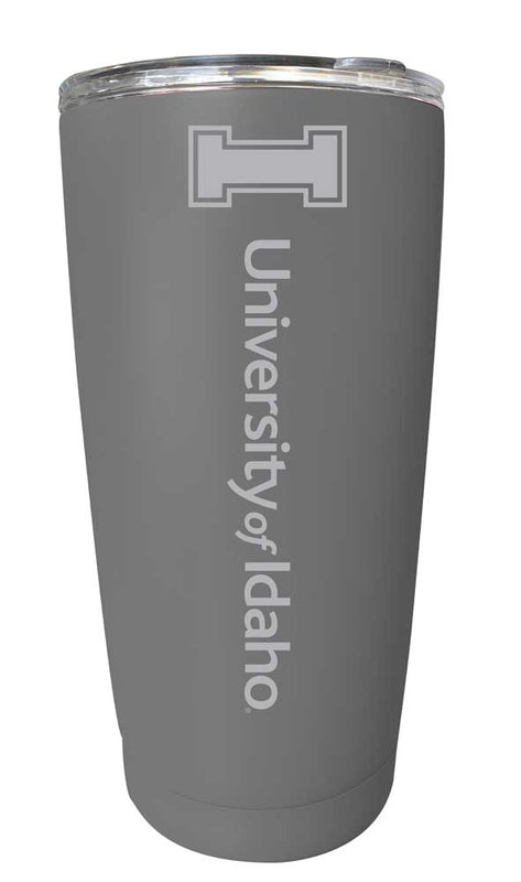Idaho Vandals NCAA Laser-Engraved Tumbler - 16oz Stainless Steel Insulated Mug