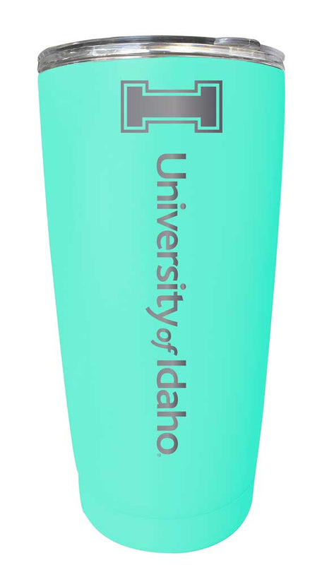 Idaho Vandals NCAA Laser-Engraved Tumbler - 16oz Stainless Steel Insulated Mug Choose Your Color