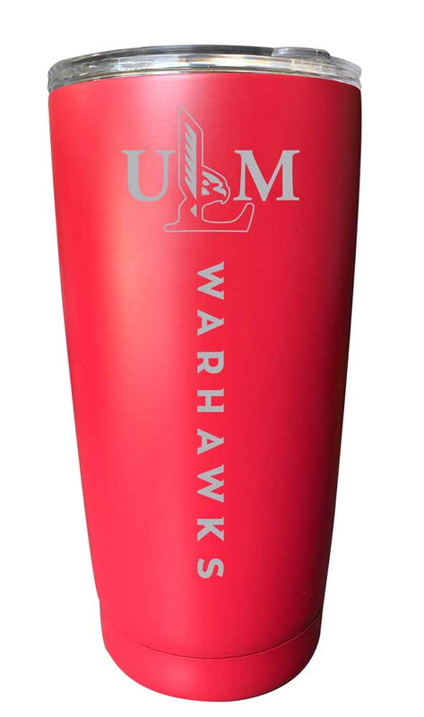 University of Louisiana Monroe NCAA Laser-Engraved Tumbler - 16oz Stainless Steel Insulated Mug Choose Your Color